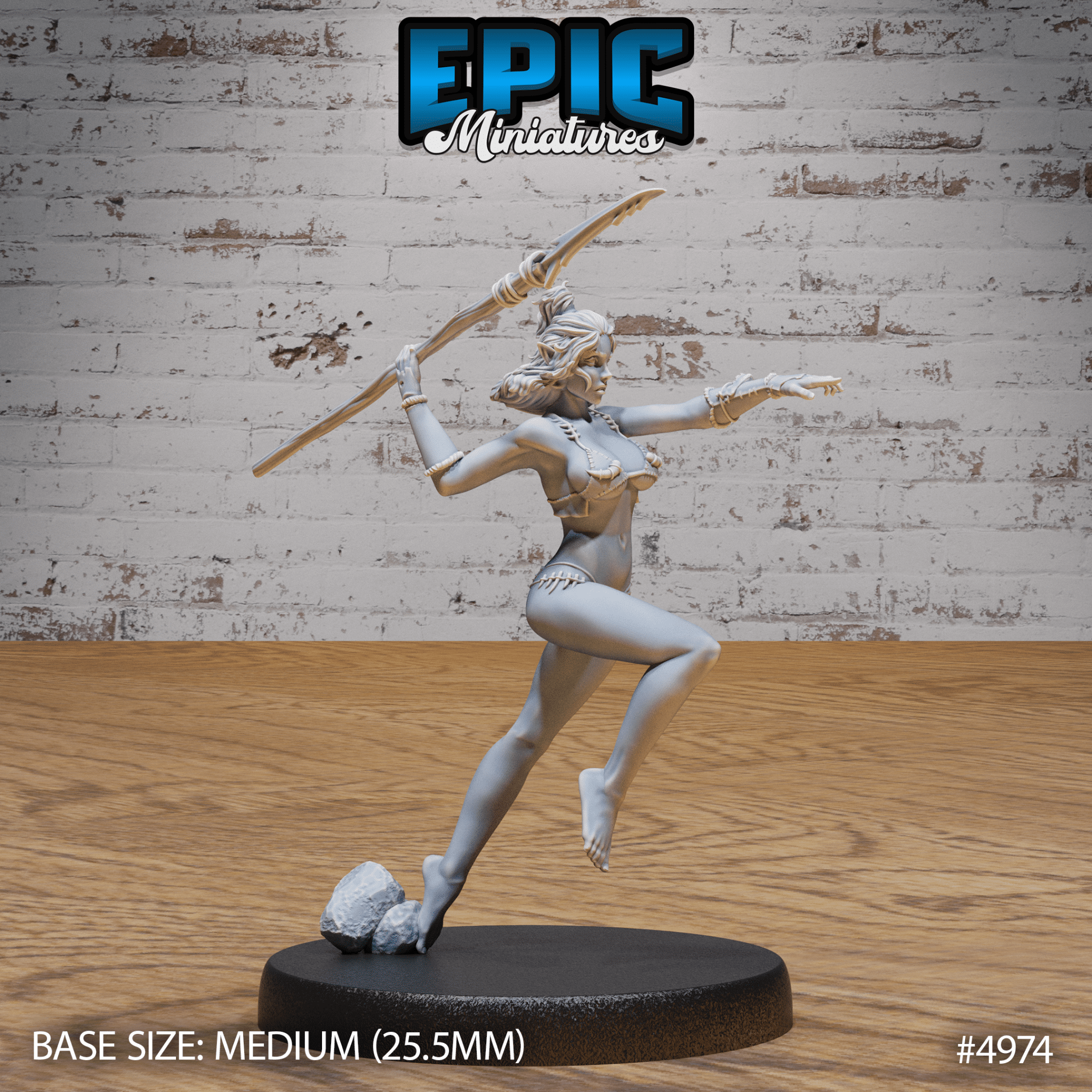 Orc Fisher Female 4972 - 4974 | Epic Miniatures | D&D Tabletop Miniatures | Buy Online from The Home Crafters