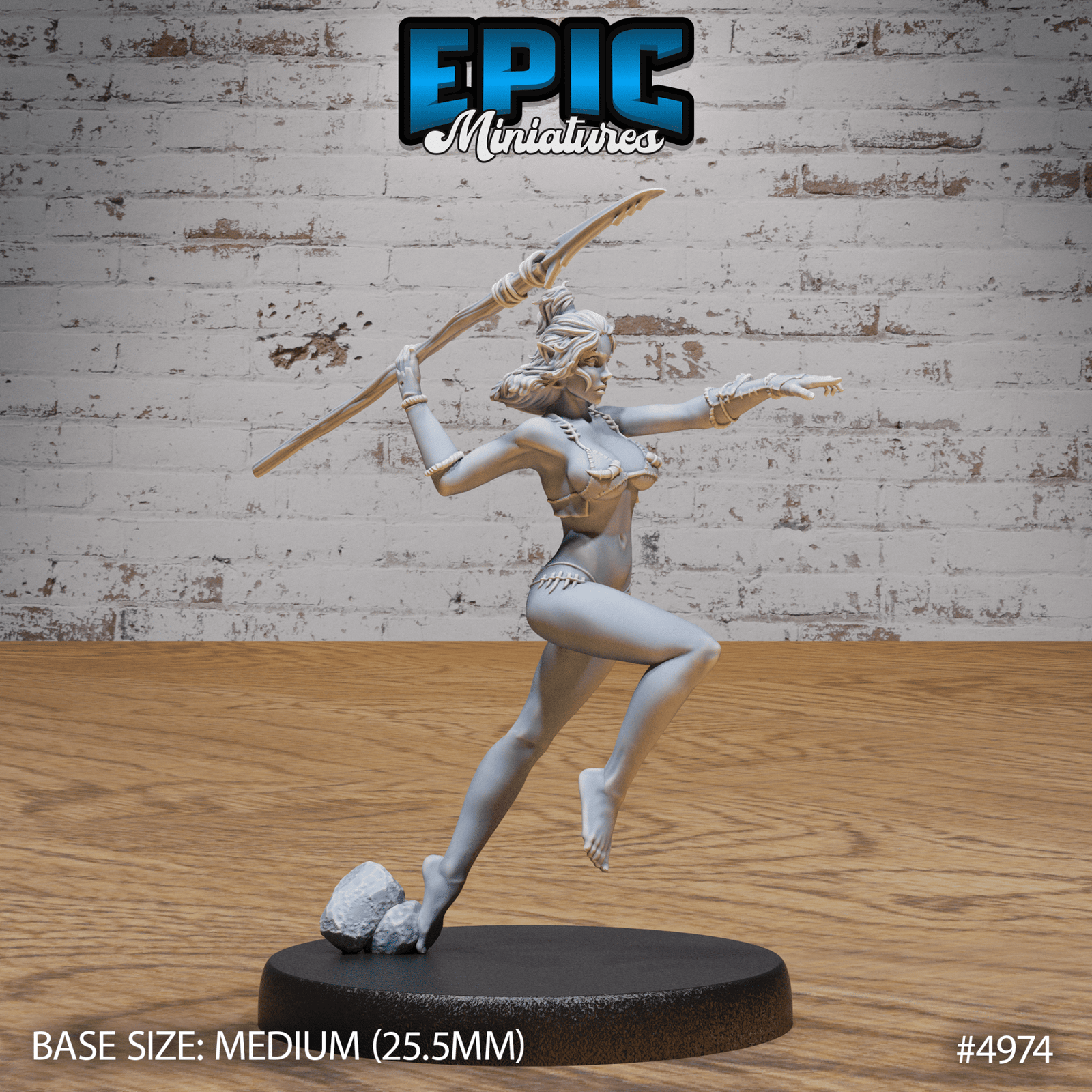 Orc Fisher Female 4972 - 4974 | Epic Miniatures | D&D Tabletop Miniatures | Buy Online from The Home Crafters