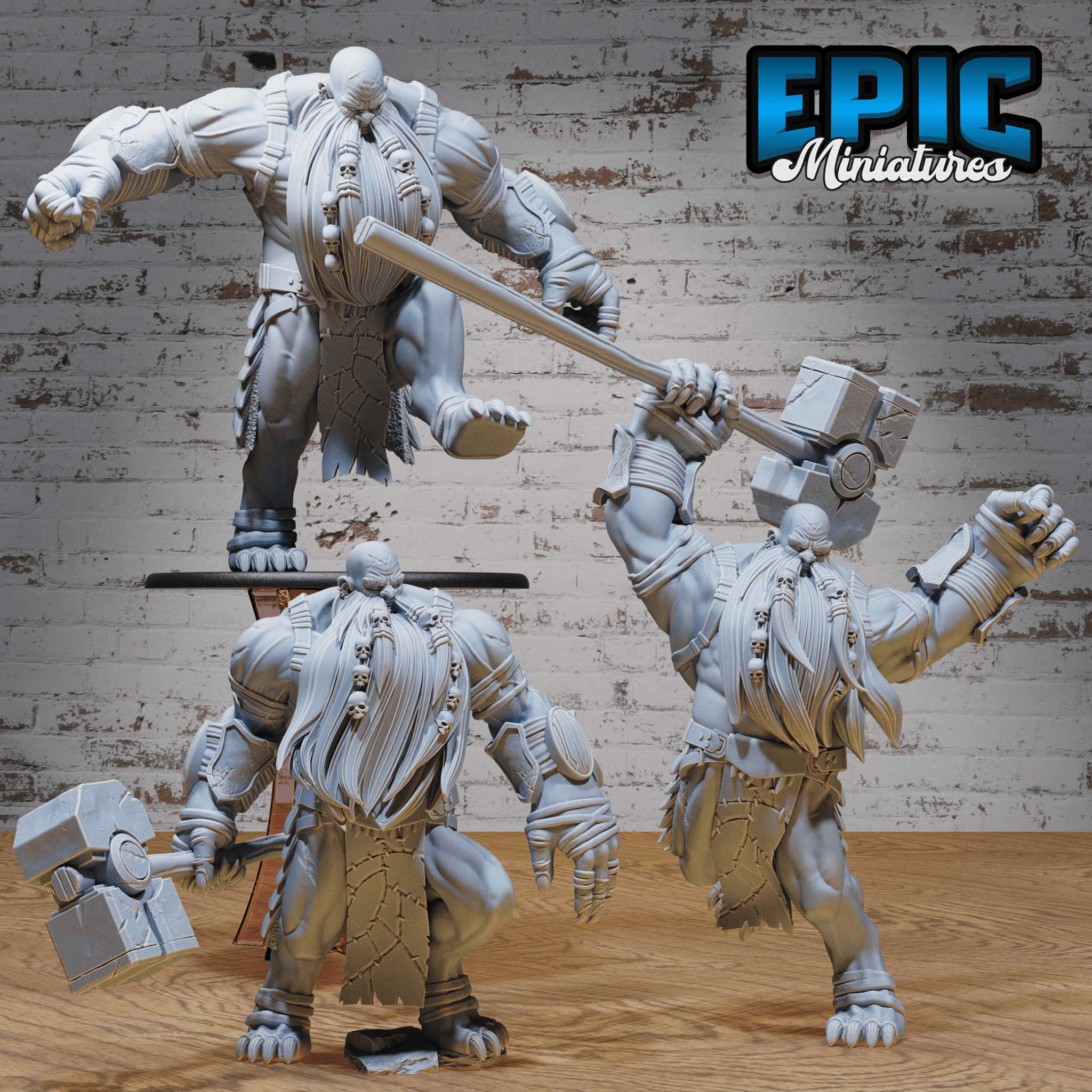 Hill Giant Smasher 4978 - 4980 | Epic Miniatures | D&D Tabletop Miniatures | Buy Online from The Home Crafters