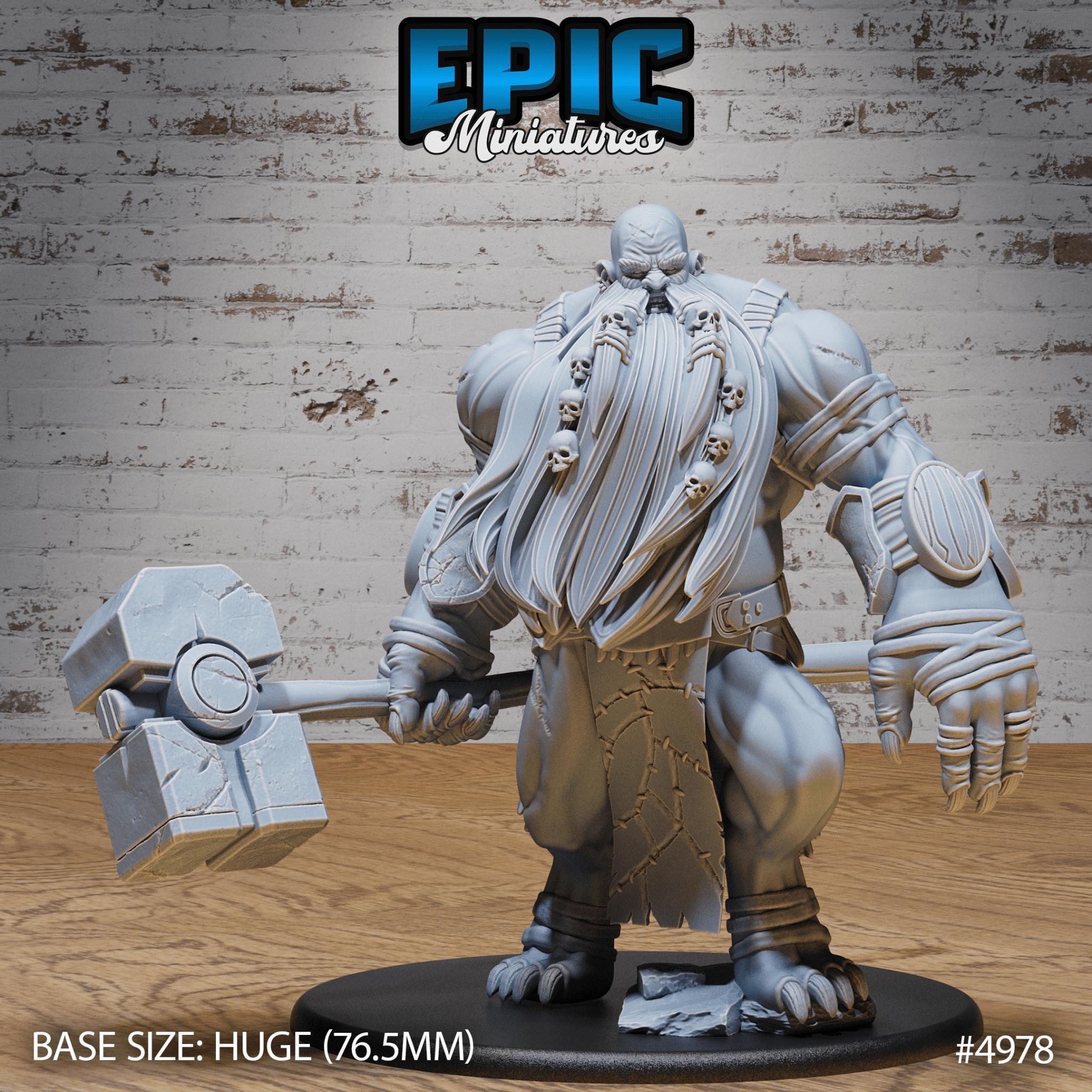 Hill Giant Smasher 4978 - 4980 | Epic Miniatures | D&D Tabletop Miniatures | Buy Online from The Home Crafters