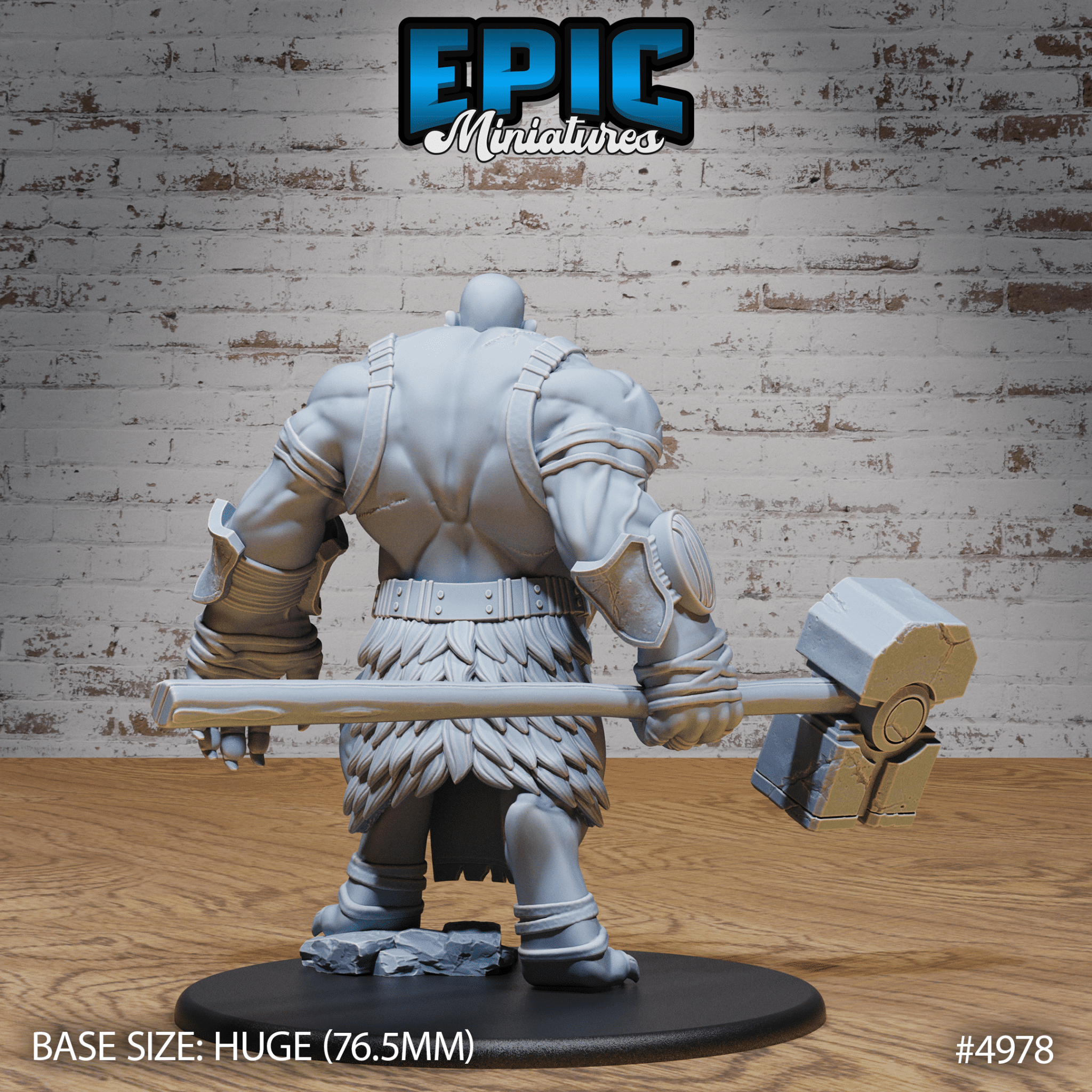 Hill Giant Smasher 4978 - 4980 | Epic Miniatures | D&D Tabletop Miniatures | Buy Online from The Home Crafters
