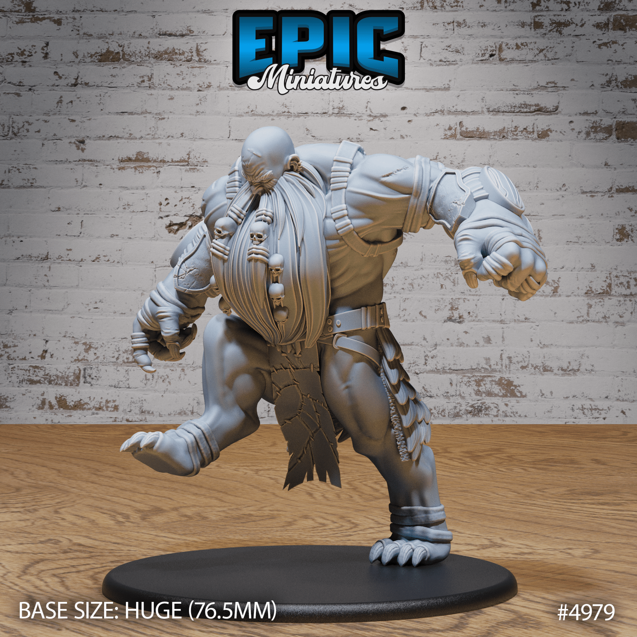 Hill Giant Smasher 4978 - 4980 | Epic Miniatures | D&D Tabletop Miniatures | Buy Online from The Home Crafters