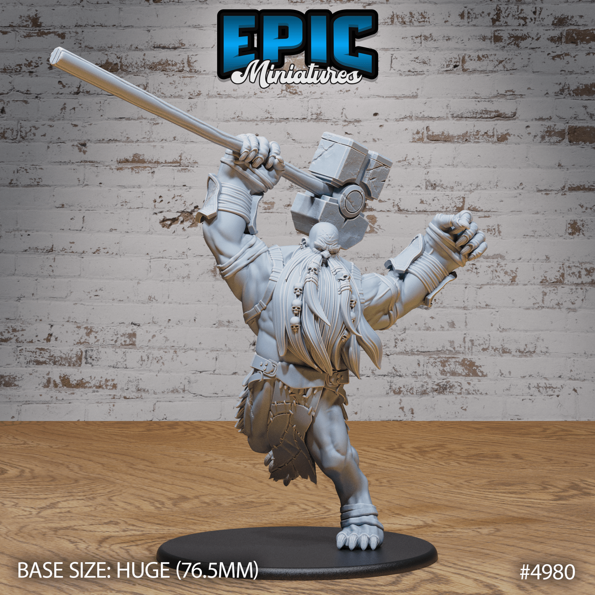 Hill Giant Smasher 4978 - 4980 | Epic Miniatures | D&D Tabletop Miniatures | Buy Online from The Home Crafters