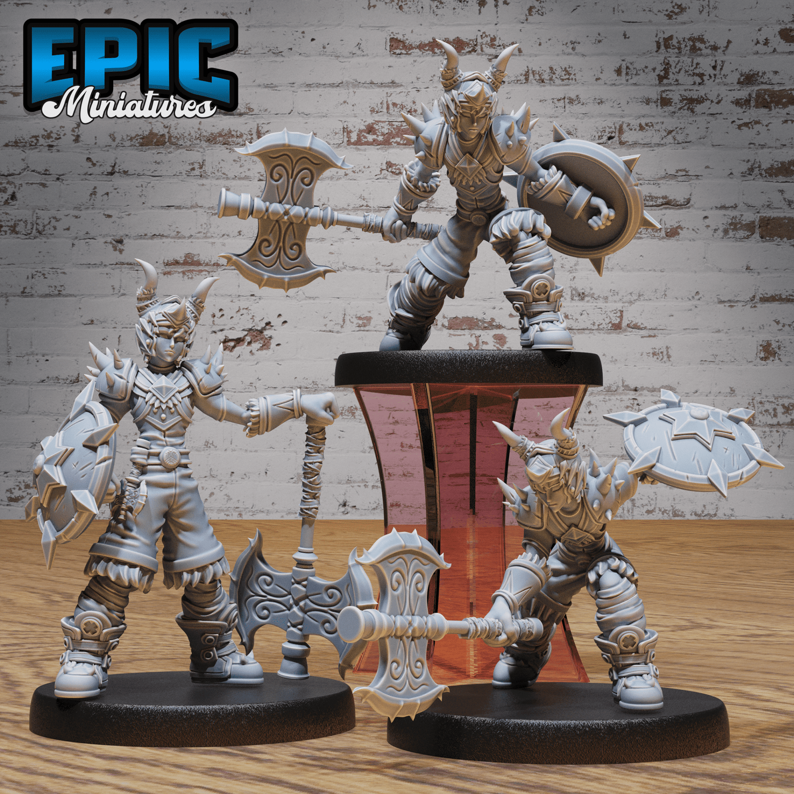 Young Barbarian 4981 - 4983 | Epic Miniatures | D&D Tabletop Miniatures | Buy Online from The Home Crafters