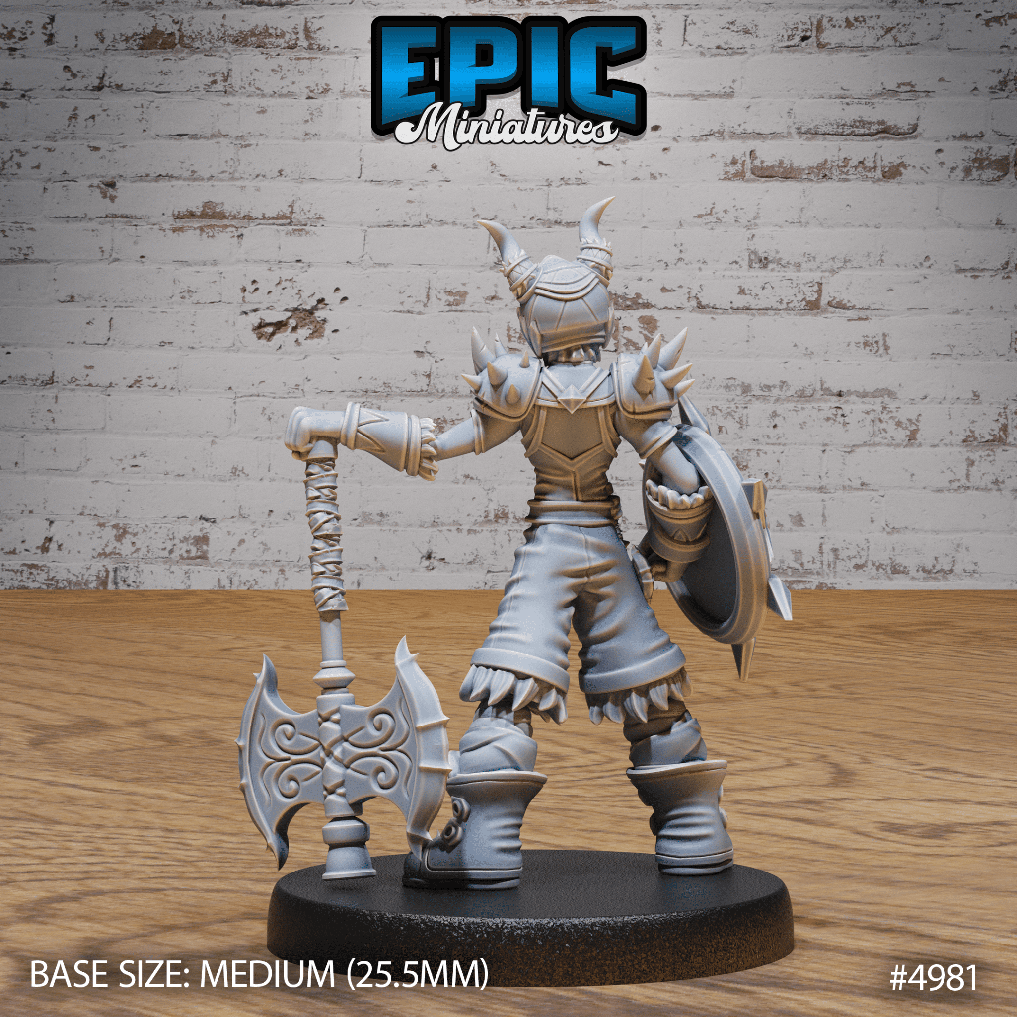 Young Barbarian 4981 - 4983 | Epic Miniatures | D&D Tabletop Miniatures | Buy Online from The Home Crafters