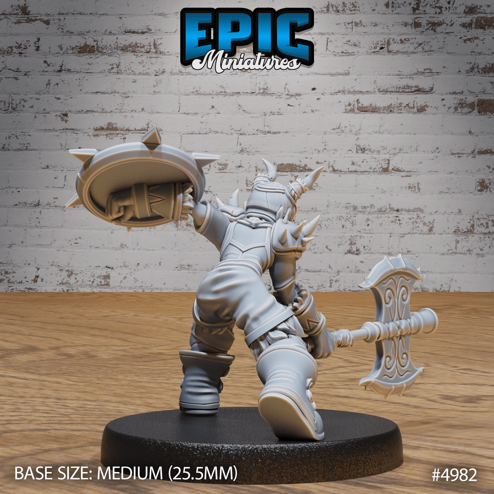 Young Barbarian 4981 - 4983 | Epic Miniatures | D&D Tabletop Miniatures | Buy Online from The Home Crafters