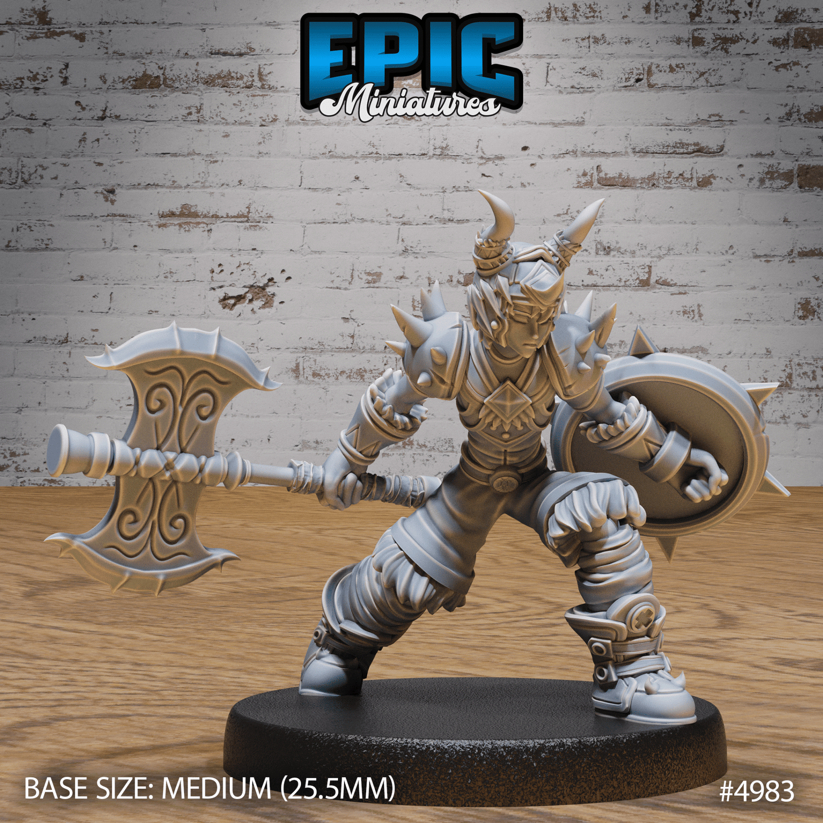 Young Barbarian 4981 - 4983 | Epic Miniatures | D&D Tabletop Miniatures | Buy Online from The Home Crafters