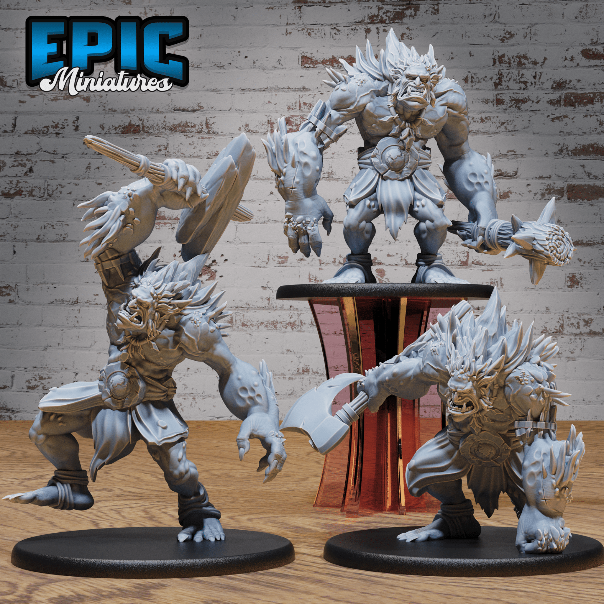 Savage Troll 4990 - 4992 | Epic Miniatures | D&D Tabletop Miniature | Buy Online from The Home Crafters