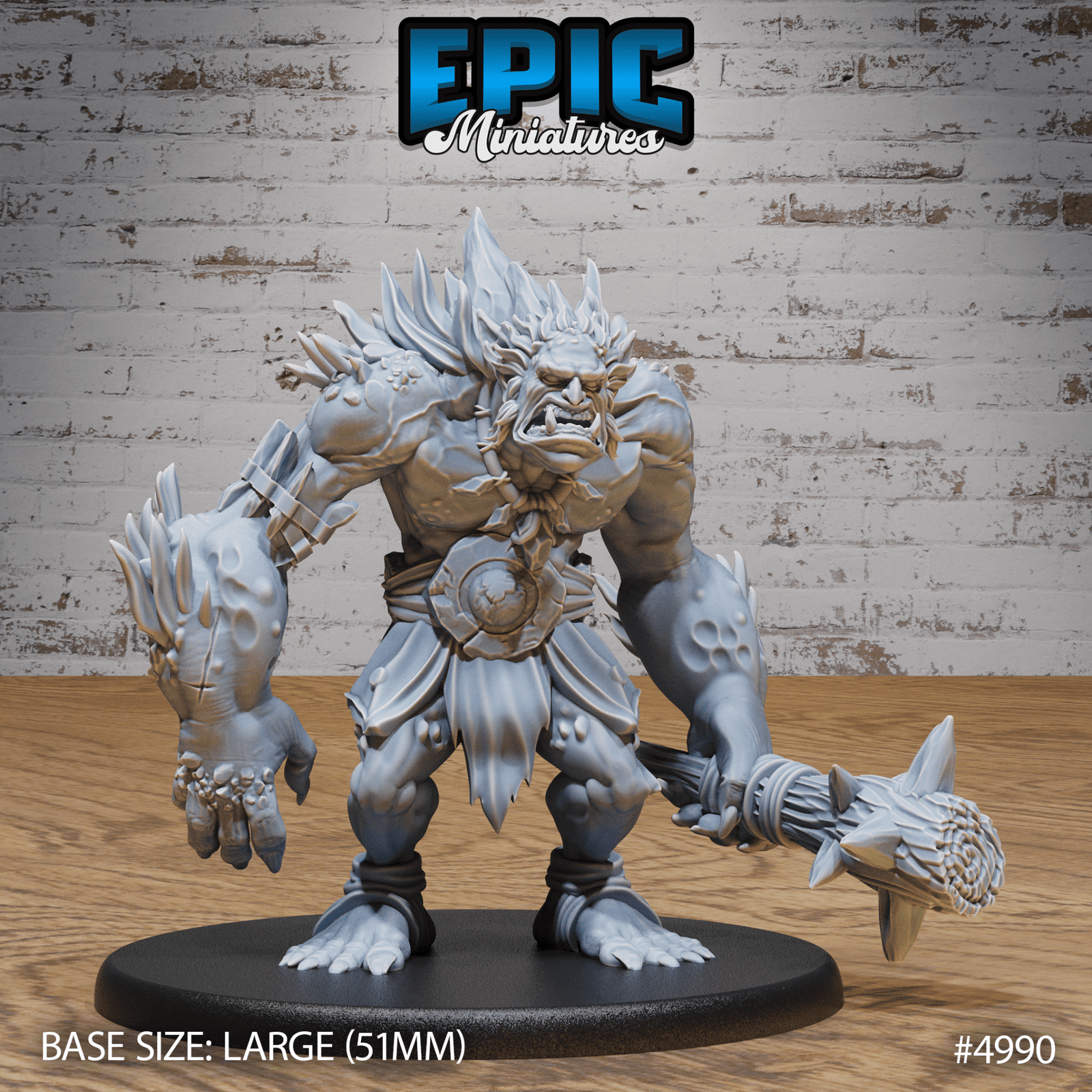 Savage Troll 4990 - 4992 | Epic Miniatures | D&D Tabletop Miniature | Buy Online from The Home Crafters