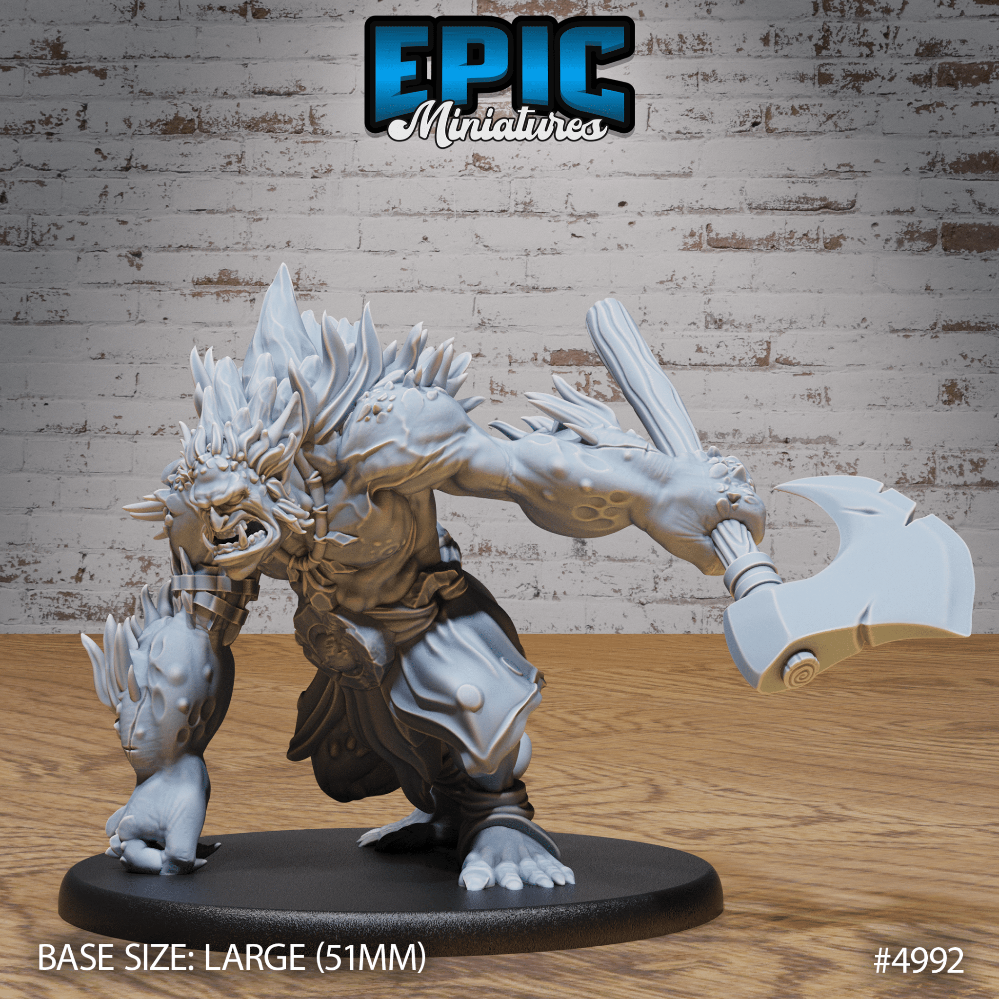 Savage Troll 4990 - 4992 | Epic Miniatures | D&D Tabletop Miniature | Buy Online from The Home Crafters