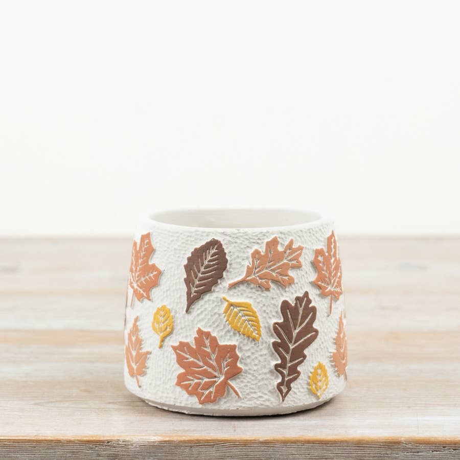 Autumn Leaf Plant Pot Planter – 12.5cm