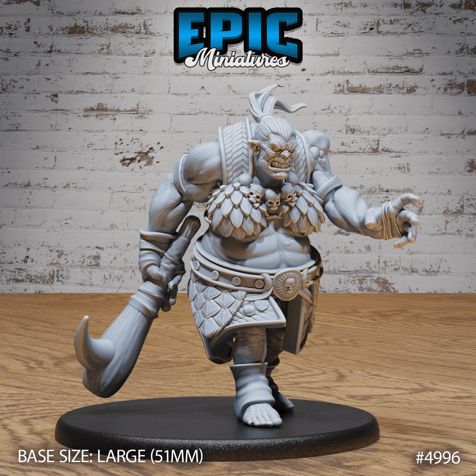 Orog Female 4996 - 4998 | Epic Miniatures | D&D Tabletop Miniature | Buy Online from The Home Crafters