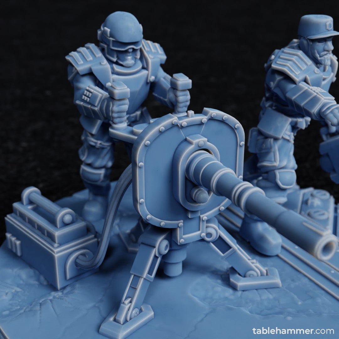 Factory Guard Heavy Cannon - human heavy weapon team (Accell Union) | Buy Online from The Home Crafters