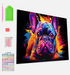 Neon French Bulldog Diamond painting
