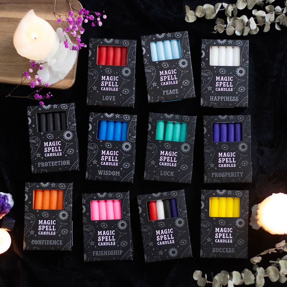Set of 12 Mixed Magic Spell Candles