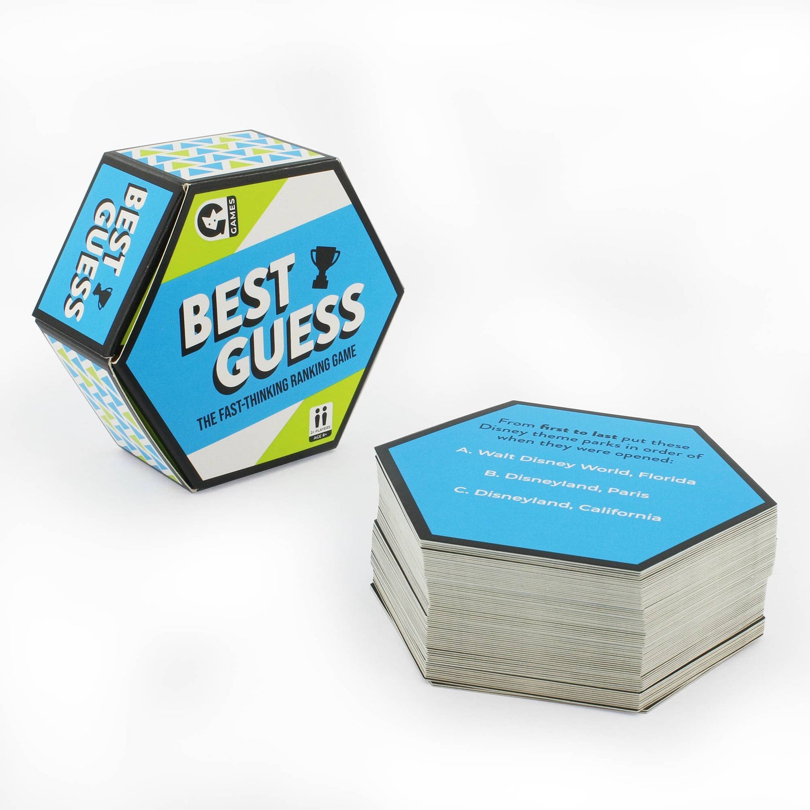 Hexagon Pocket Card Game - Best Guess | Buy Online from The Home Crafters