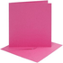 Coloured Blank Cards with Envelopes: 15x15cm - 4pk | Buy Online from The Home Crafters
