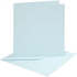 Coloured Blank Cards with Envelopes: 15x15cm - 4pk | Buy Online from The Home Crafters