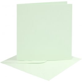 Coloured Blank Cards with Envelopes: 15x15cm - 4pk | Buy Online from The Home Crafters
