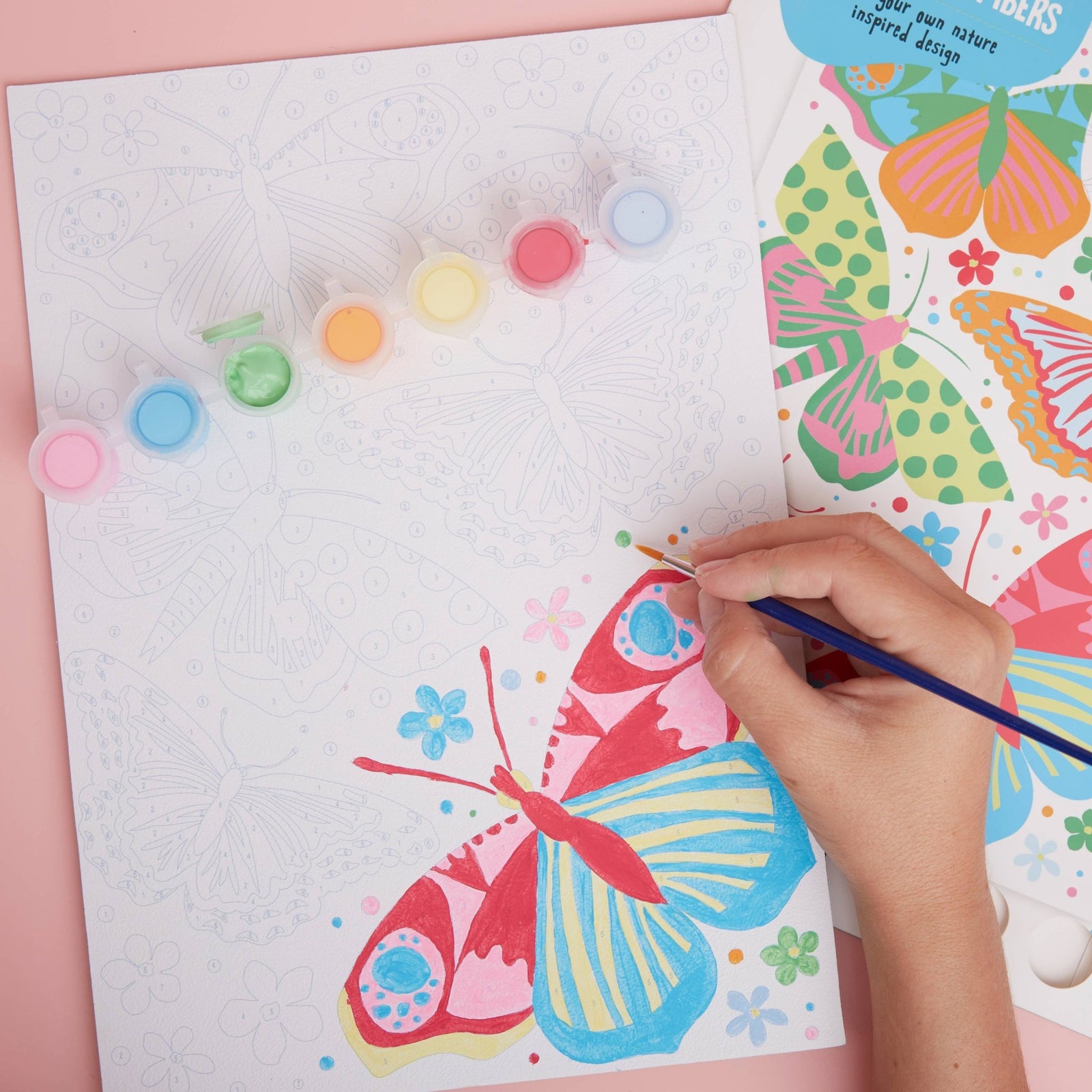 RHS Paint By Numbers For Kids: Butterflies | Buy Online from The Home Crafters