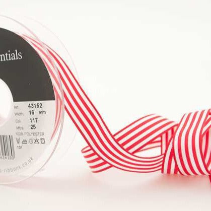 Candy Stripes Red - 16mm