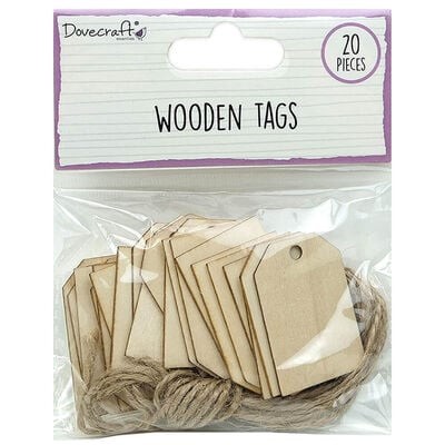 Dovecraft Wooden Tags - 20pk