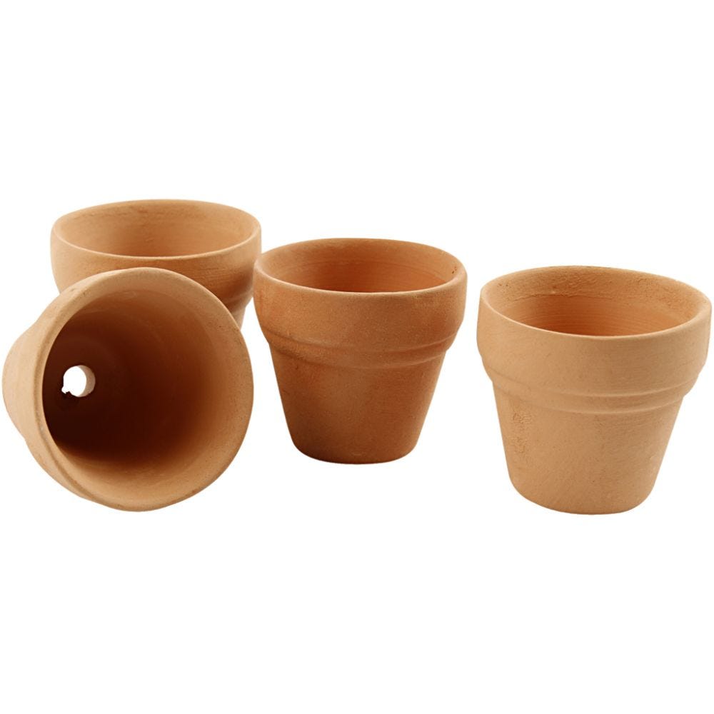 Mini Terracotta Flower Pot - single