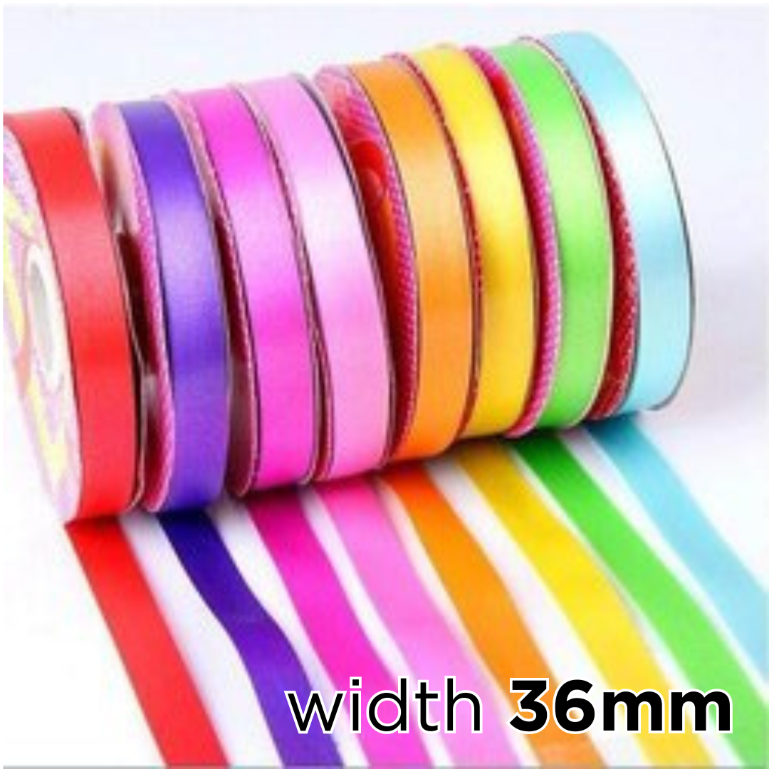 Trimits Double Faced Satin Ribbon: 36mm (per metre)