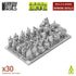 Resin Bits: Skulls & Bones - 1:48-1:35 Burning Skulls - 30pc | Buy Online from The Home Crafters