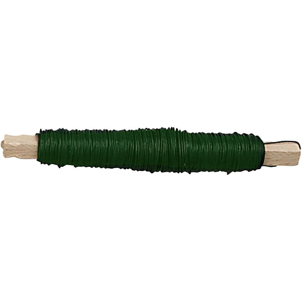 0.5mm Florist Craft Wire - Green
