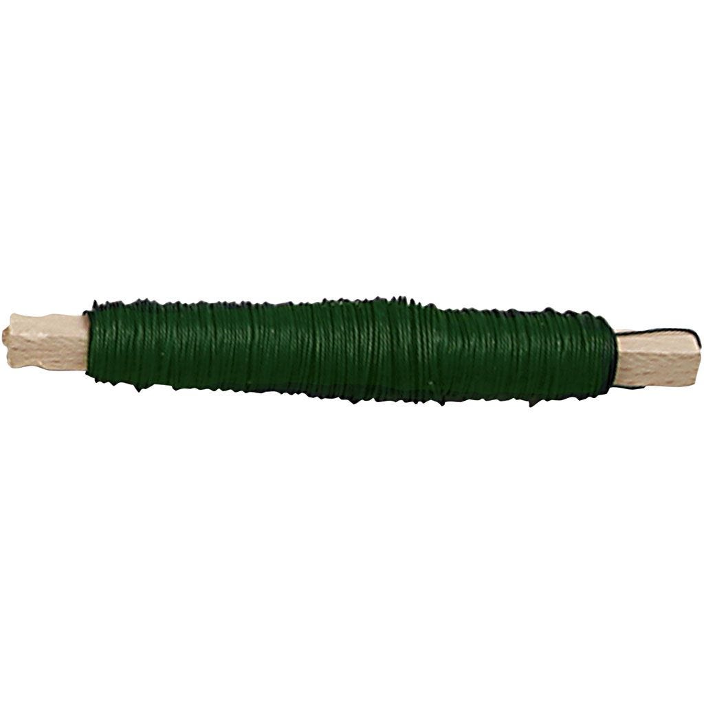 0.5mm Florist Craft Wire - Green
