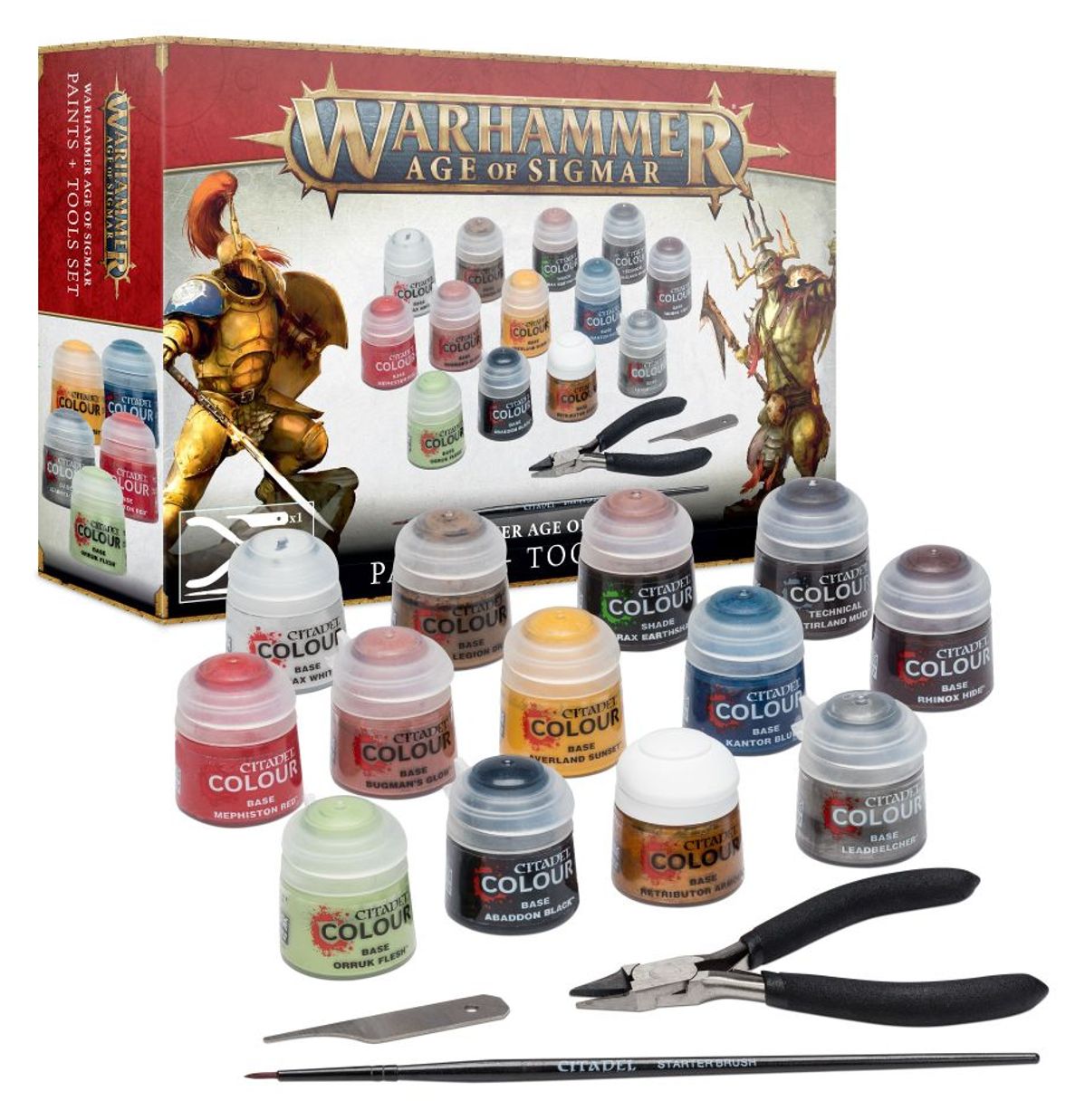 Start Here: Age of Sigmar - Paints + Tools Set