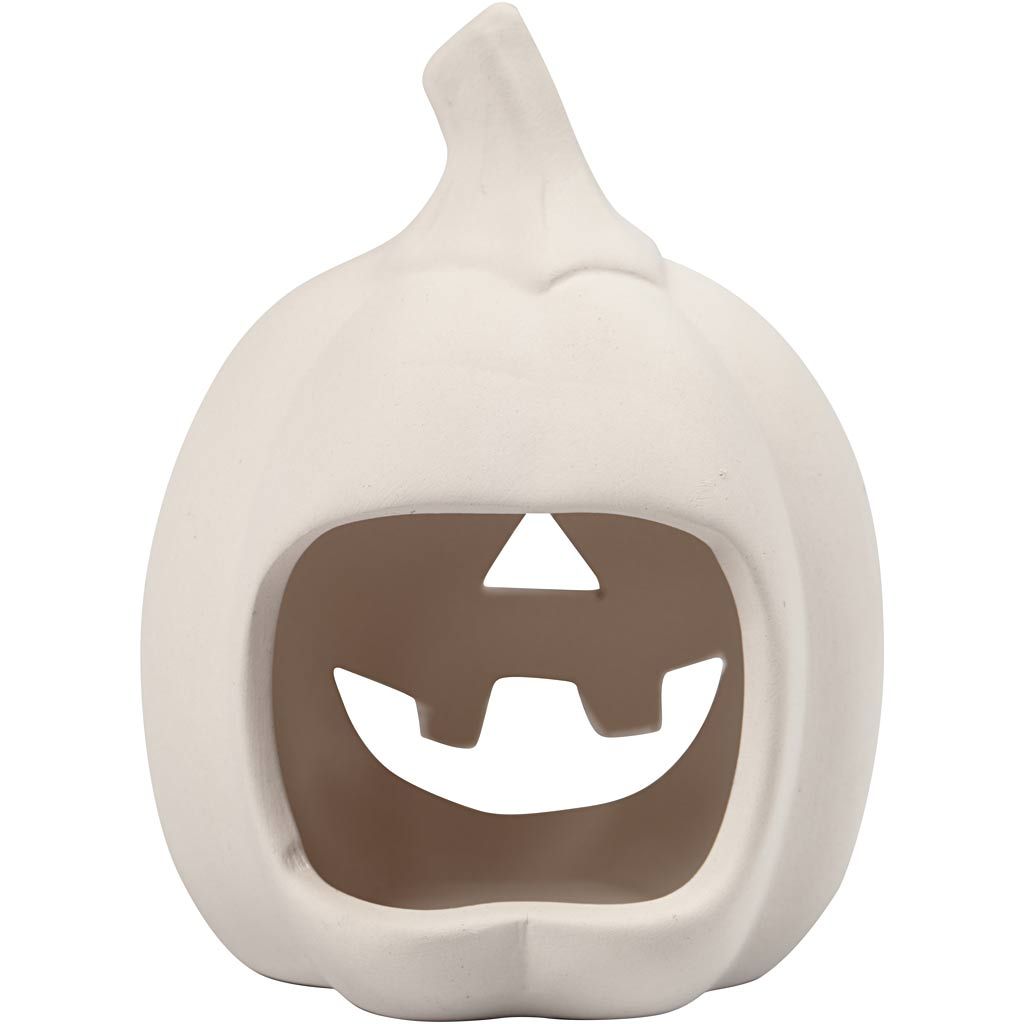9cm Jack O'Lantern Pumpkin Tea Light Candle Holder - each | Buy Online from The Home Crafters