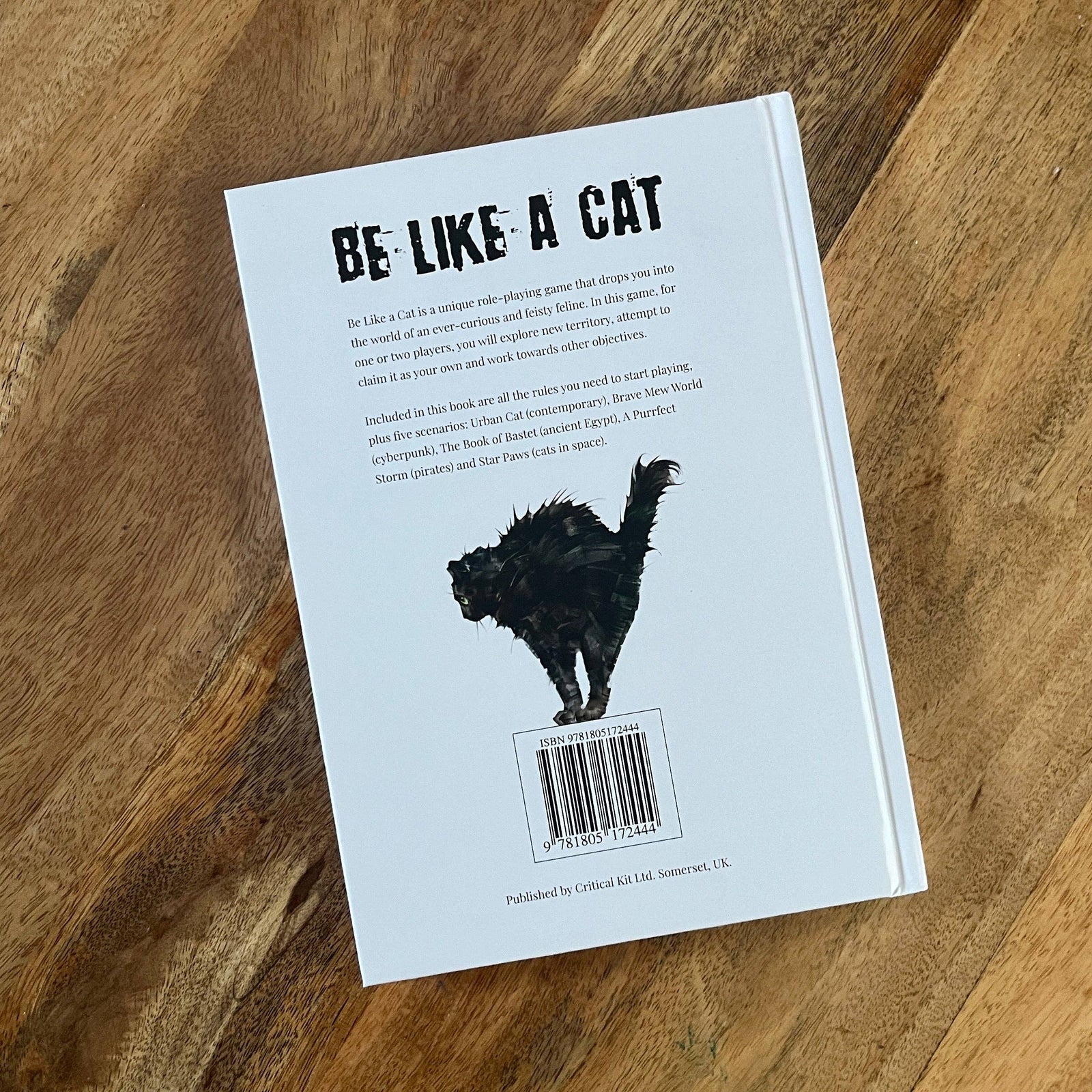 Be Like a Cat Rulebook - a solo/2 - player TTRPG | Buy Online from The Home Crafters