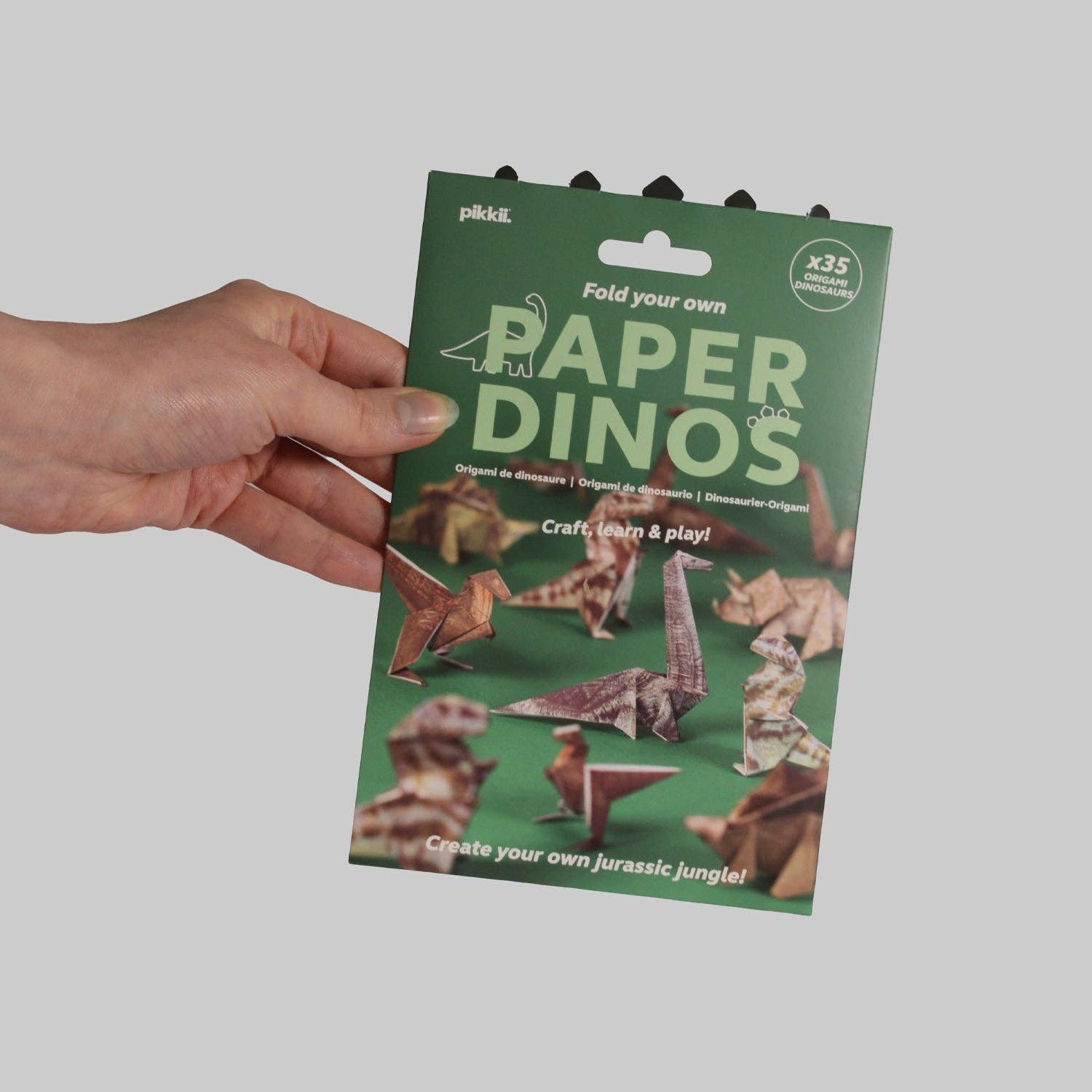 Paper Dinos | Perfect For Dino Enthusiasts | Cute DIY Origami Kit | Buy Online from The Home Crafters