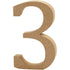 3d mdf Wooden Letters, Numbers & Symbols - 13cm