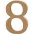 3d mdf Wooden Letters, Numbers & Symbols - 13cm