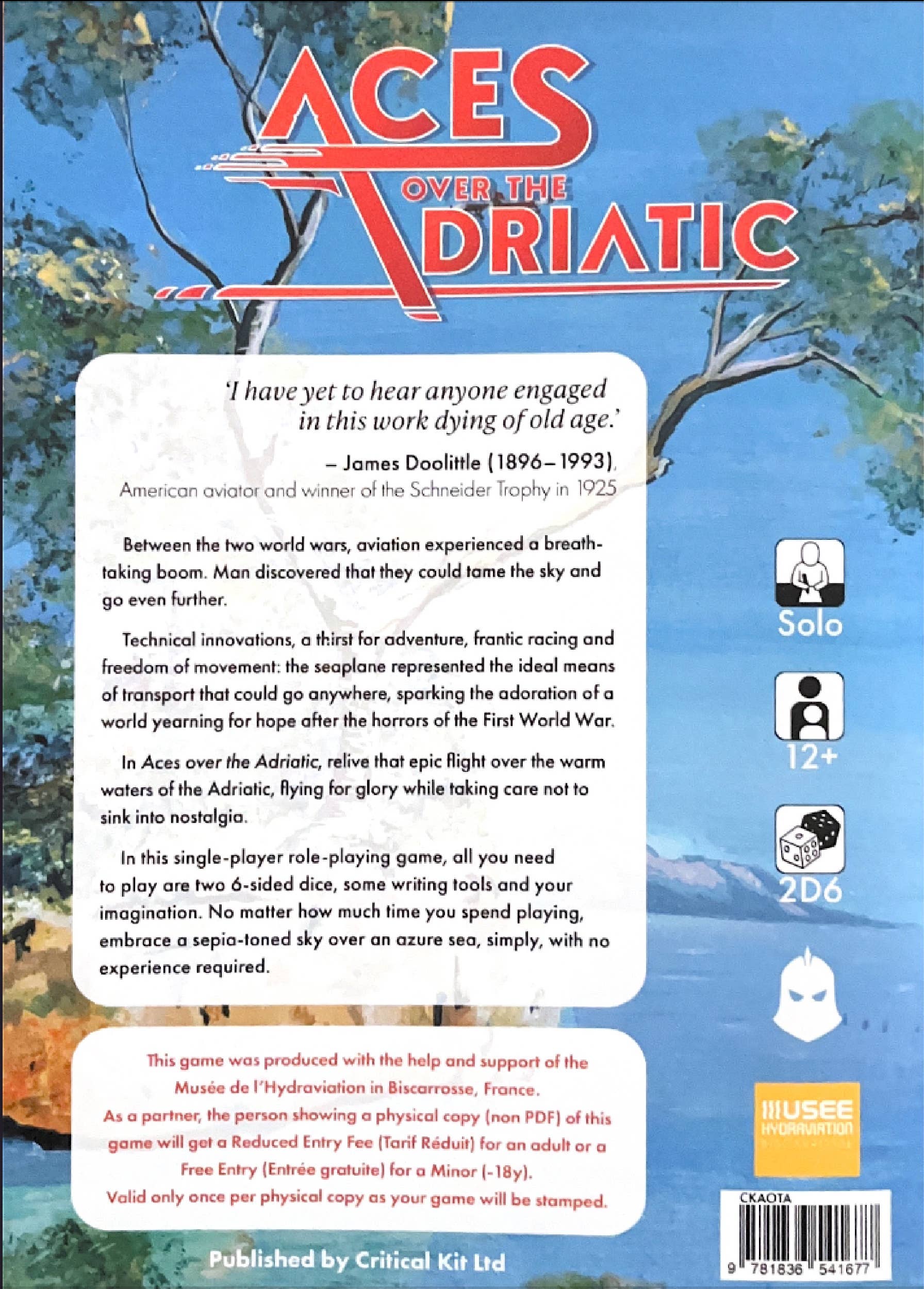 Aces Over The Adriatic - Solo RPG rulebook