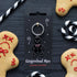 Spooky Gingerbread Man Gothic Christmas Keyring