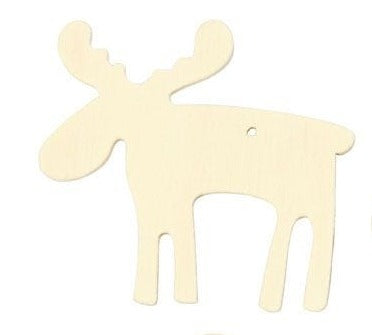 Small Wood Shape - Hanging Christmas Ornament