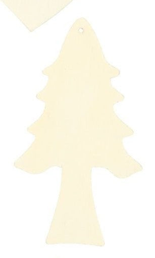 Small Wood Shape - Hanging Christmas Ornament