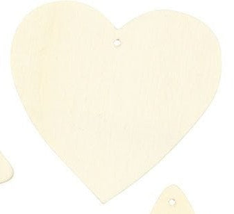 Small Wood Shape - Hanging Christmas Ornament