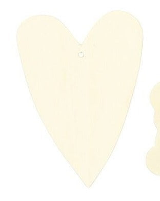 Small Wood Shape - Hanging Christmas Ornament