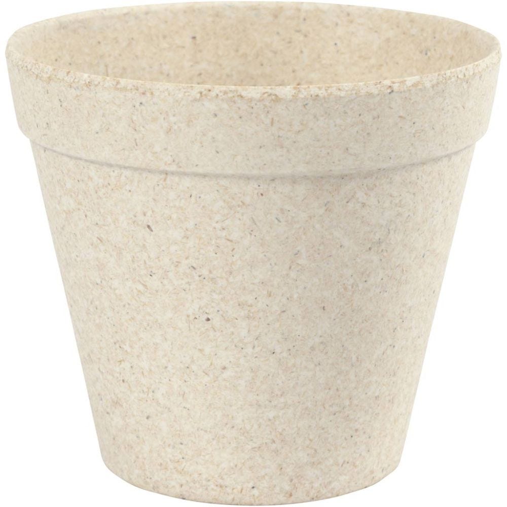 Medium Bamboo Fiber Flower Pot