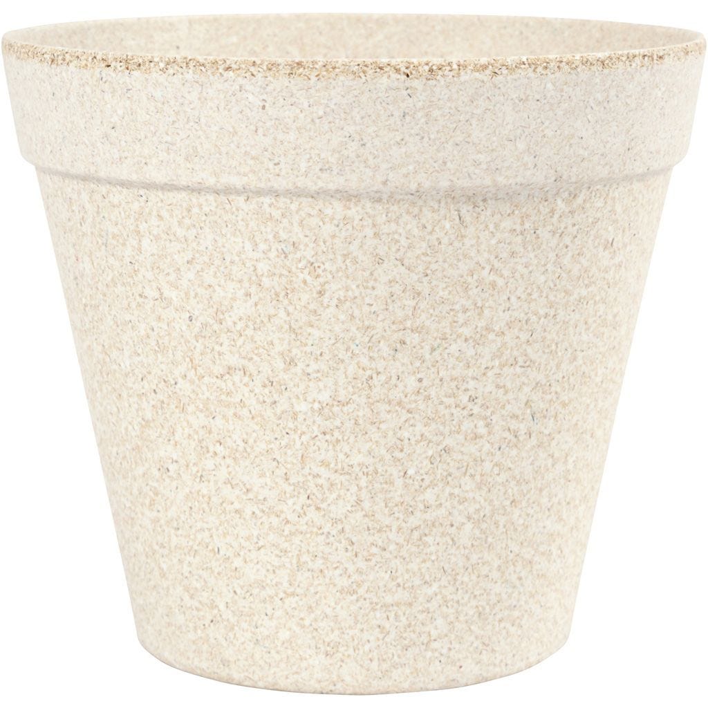 Large Bamboo Fiber Flower Pot | Buy Online from The Home Crafters
