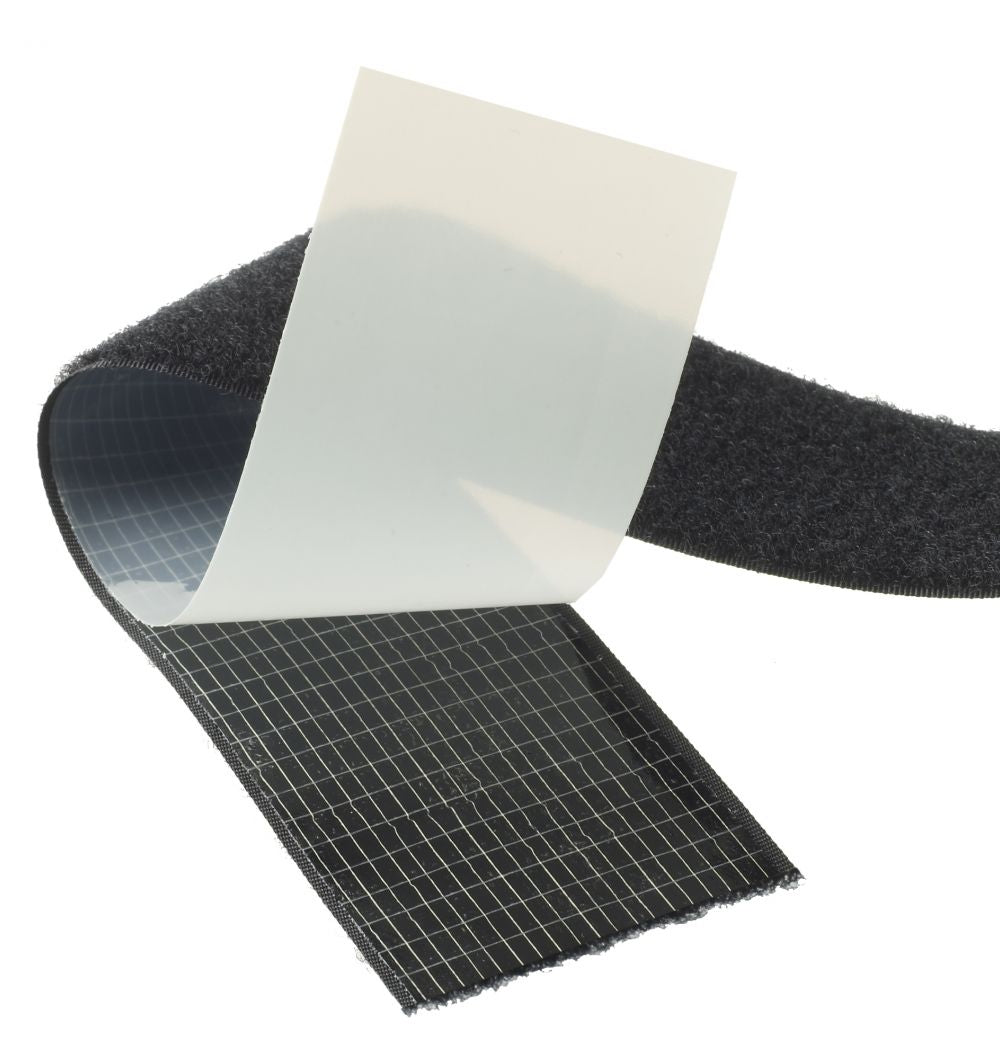 Halco Heavy Duty Hook & Loop Self Adhesive Fastening Tape - per metre