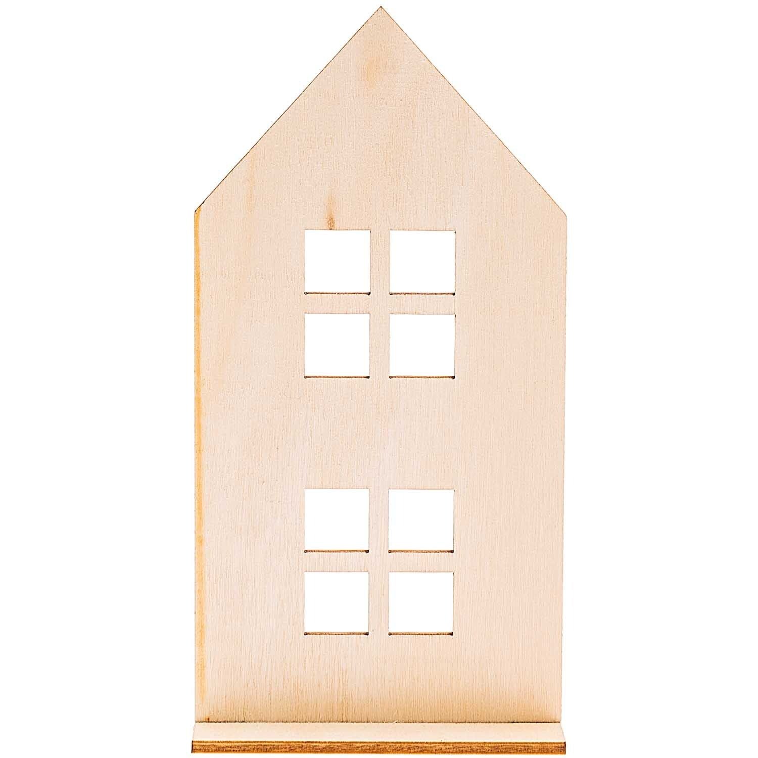 Christmas Woodcraft Decoration Set - Town Houses | Buy Online from The Home Crafters
