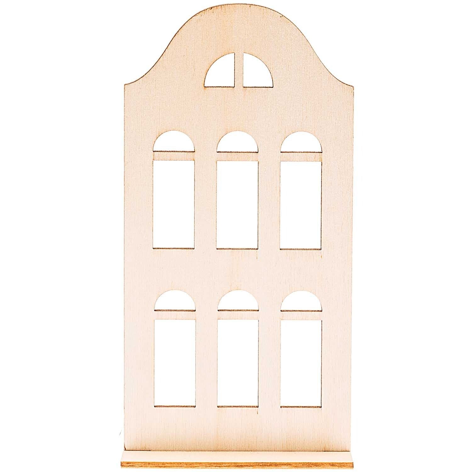 Christmas Woodcraft Decoration Set - Historical Houses | Buy Online from The Home Crafters