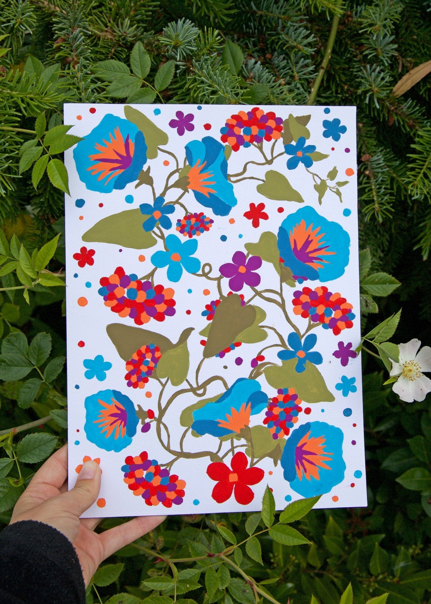 RHS Paint By Numbers For Kids: Blooms | Buy Online from The Home Crafters