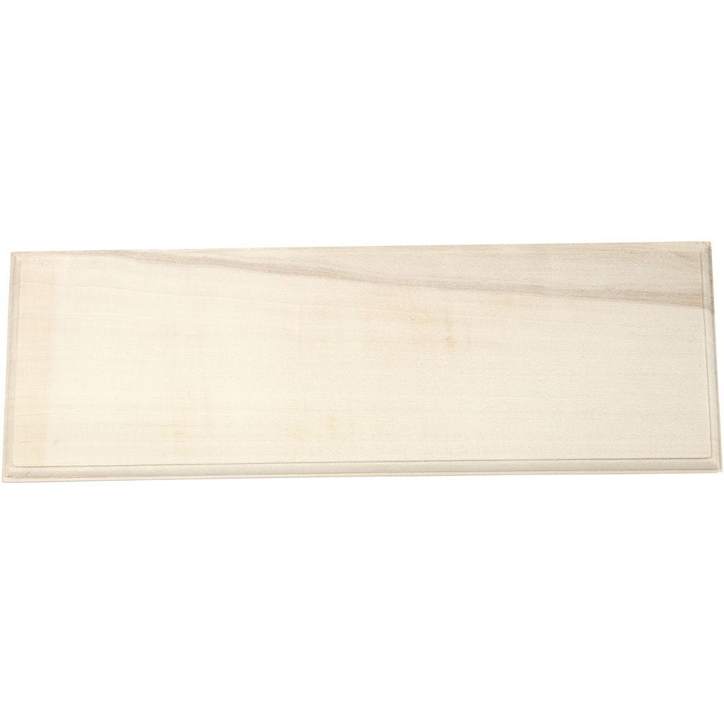 Light Wood Sign Blank - 30cm x 10cm | Buy Online from The Home Crafters